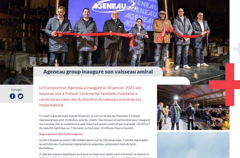 Ageneau group inaugure son vaisseau amiral !