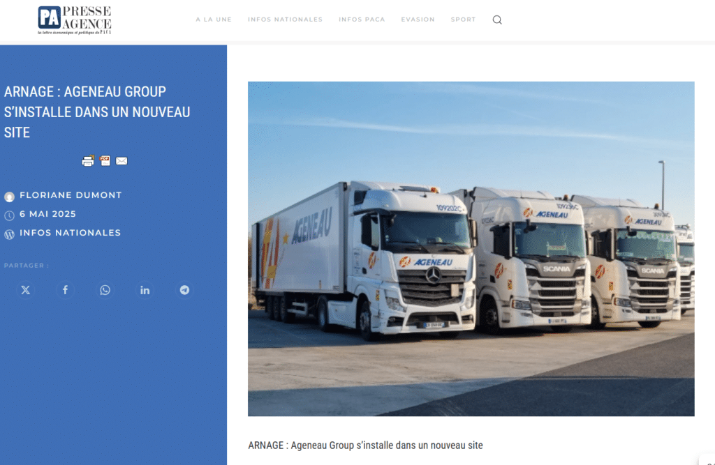 Ageneau Group s’agrandit à SPAY : découvrez notre nouveau site !